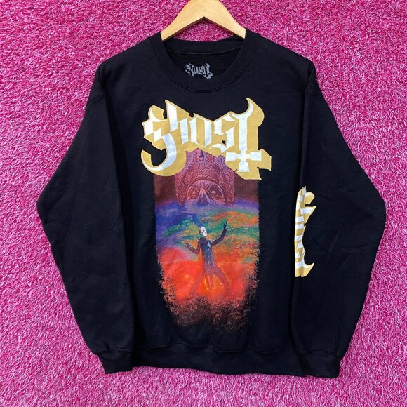 Ghost Cardinal Copia Death Metal Band Crewneck Sweater Small - Picture 1 of 4